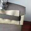 Birkin 25 Handcrafted Saddle stitch  Gris Neve Swift Leather with Palladium Hardware Palladium  Hardware Hand stitched authentic hand-sewn