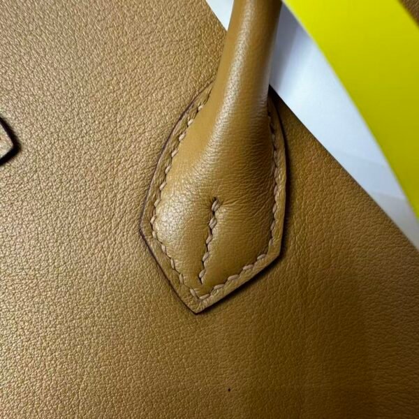 Birkin 25 Biscuit color Jean Swift Palladium Hardware Entirely hand-stitched Original factory leather