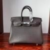 Birkin 25 Sellier Rouge Sellier Swift Leather with Palladium/Gold Hardware Palladium  Hardware