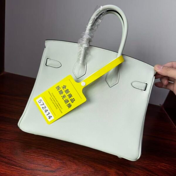 Birkin 25 Craie Swift with Gold Hardware