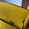 Birkin 25 Saddle stitch Gold 9D Epsom Leather with Gold Hardware Hand stitched authentic hand-sewn 15 Birkin 25 Saddle stitch Gold 9D Epsom Leather with Gold Hardware Hand stitched authentic hand-sewn