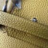 Birkin 25 Saddle stitch Gold 9D Epsom Leather with Gold Hardware Hand stitched authentic hand-sewn 17 Birkin 25 Saddle stitch Gold 9D Epsom Leather with Gold Hardware Hand stitched authentic hand-sewn