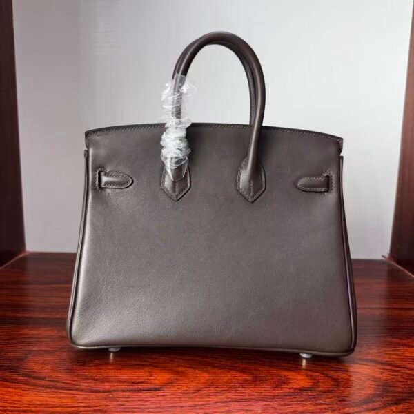 Birkin 25 Sellier Rouge Sellier Swift Leather with Palladium/Gold Hardware Palladium  Hardware