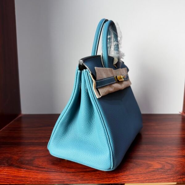Birkin 25 New Bleu Jean Togo Gold Hardware