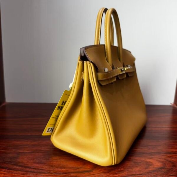 abaca48ce06540bc31ffff6458831c81 Birkin 25 Biscuit color Jean Swift GOLD Hardware Entirely hand-stitched Original factory leather