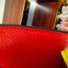 Birkin 25 Handcrafted Togo Leather in Ferrari Red with Silver Hardware Hand stitched Saddle stitch authentic hand-sewn sophisticated 19 Birkin 25 Handcrafted Togo Leather in Ferrari Red with Silver Hardware Hand stitched Saddle stitch authentic hand-sewn sophisticated