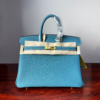 Birkin 25 New Bleu Jean Togo Gold Hardware