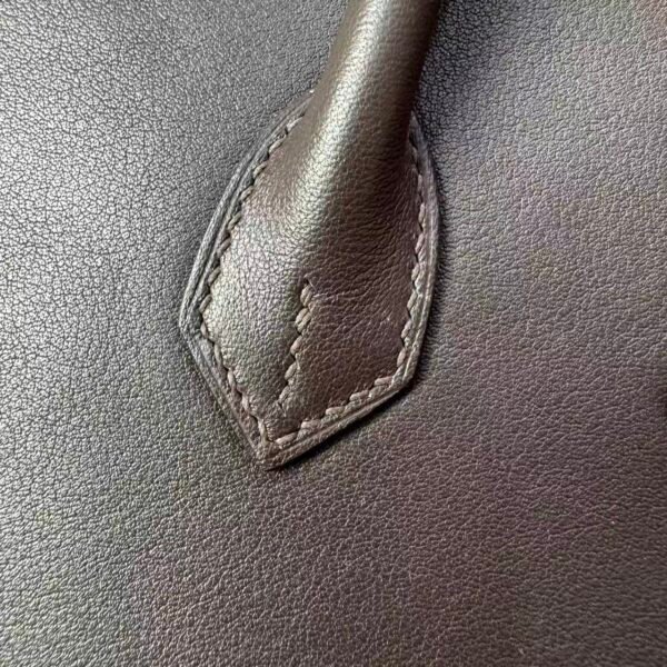 Birkin 25 Sellier Rouge Sellier Swift Leather with Palladium/Gold Hardware Palladium  Hardware
