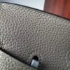 Birkin 25 Hand stitched Handcrafted Gris Asphalte Togo Palladium Hardware Saddle stitch authentic hand-sewn