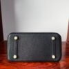 Birkin 25 Saddle stitch authentic hand-sewn Black Togo with Palladium Hardware Hand stitched Handcrafted 11 Birkin 25 Saddle stitch authentic hand-sewn Black Togo with Palladium Hardware Hand stitched Handcrafted