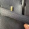 Birkin 25 Saddle stitch authentic hand-sewn Black Togo with Palladium Hardware Hand stitched Handcrafted 13 Birkin 25 Saddle stitch authentic hand-sewn Black Togo with Palladium Hardware Hand stitched Handcrafted