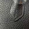Birkin 25 Saddle stitch authentic hand-sewn Black Togo with Palladium Hardware Hand stitched Handcrafted 14 Birkin 25 Saddle stitch authentic hand-sewn Black Togo with Palladium Hardware Hand stitched Handcrafted