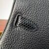 Birkin 25 Touch Noir Black Togo / Lizard, Palladium Hardware