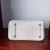 Birkin 25 Glacier White, Matte Alligator, Silver Hardware Hand stitched authentic hand-sewn sophisticated