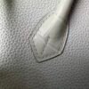 Birkin 25 authentic hand-sewn Touch: Glacier White Crocodile/Togo Mix, Silver Hardware Handcrafted sophisticated