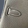 Birkin 25 Saddle stitch authentic hand-sewn Elephant Grey Togo Silver Hardware Hand stitched Handcrafted 18 Birkin 25 Saddle stitch authentic hand-sewn Elephant Grey Togo Silver Hardware Hand stitched Handcrafted