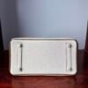 Birkin 25 Handcrafted authentic hand-sewn Togo Leather in Milkshake White & Gold, Gold Hardware Hand stitched Saddle stitch 13 Birkin 25 Handcrafted authentic hand-sewn Togo Leather in Milkshake White & Gold, Gold Hardware Hand stitched Saddle stitch