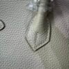 Birkin 25 Handcrafted Sellier Togo Milk White GHW Hand stitched  authentic hand-sewn