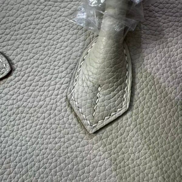 Birkin 25 Handcrafted Sellier Togo Milk White GHW Hand stitched  authentic hand-sewn