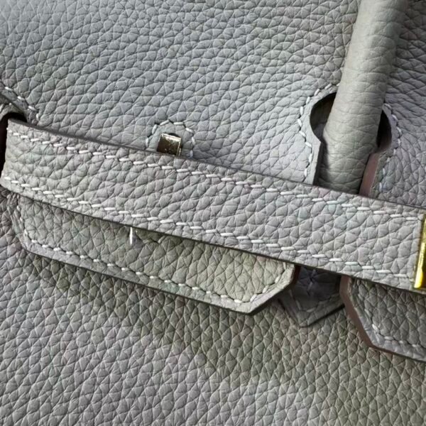 Birkin 25 Handcrafted Sellier Togo Milk White GHW Hand stitched  authentic hand-sewn