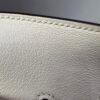 Birkin 25 NATE Swift Palladium Hardware Biscuit-colored Swift leather Handmade women's handbag