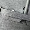 Birkin 25 Saddle stitch authentic hand-sewn in Colombe Grey Togo Leather with Silver Hardware Hand stitched Handcrafted 15 Birkin 25 Saddle stitch authentic hand-sewn in Colombe Grey Togo Leather with Silver Hardware Hand stitched Handcrafted