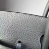 Birkin 25 Saddle stitch authentic hand-sewn in Colombe Grey Togo Leather with Silver Hardware Hand stitched Handcrafted 16 Birkin 25 Saddle stitch authentic hand-sewn in Colombe Grey Togo Leather with Silver Hardware Hand stitched Handcrafted