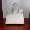 Birkin 25 authentic hand-sewn | Pearl Grey Togo | Silver Hand stitched Saddle stitch sophisticated 12 Birkin 25 authentic hand-sewn | Pearl Grey Togo | Silver Hand stitched Saddle stitch sophisticated