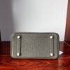 Birkin 25 Saddle stitch authentic hand-sewn Togo Leather in Cumulus Grey with Silver Hardware Hand stitched Handcrafted 12 Birkin 25 Saddle stitch authentic hand-sewn Togo Leather in Cumulus Grey with Silver Hardware Hand stitched Handcrafted
