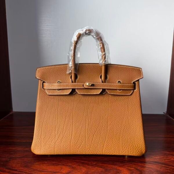 Birkin 25 Brown Togo Gold Hardware Hand stitched
