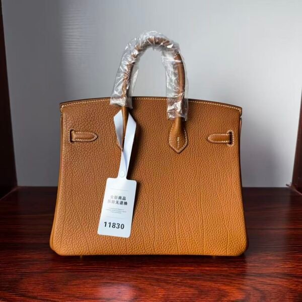 Birkin 25 Brown Togo Gold Hardware Hand stitched