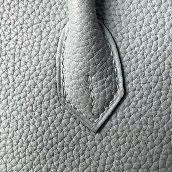  Birkin 25  Saddle stitch authentic hand-sewn in Gris Platine, Togo Leather, Silver Hardware Hand stitched Handcrafted