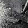 Birkin 25  Saddle stitch authentic hand-sewn Black Barenia Faubourg Saddle Leather Silver Hardware  Hand stitched Handcrafted