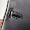 Birkin 25 Hand stitched Handcrafted Black Swift & Lizard Skin, Silver Touch Hardware Saddle stitch authentic hand-sewn 18 Birkin 25 Hand stitched Handcrafted Black Swift & Lizard Skin, Silver Touch Hardware Saddle stitch authentic hand-sewn