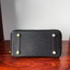 Birkin 25 Black Togo Leather with Lizard Skin Trim, Gold Hardware 12 Birkin 25 Black Togo Leather with Lizard Skin Trim, Gold Hardware