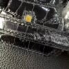 Birkin 25 Handcrafted Saddle stitch Touch Noir Black Nile Crocodile Gold Hardware Hand stitched authentic hand-sewn 12 Birkin 25 Handcrafted Saddle stitch Touch Noir Black Nile Crocodile Gold Hardware Hand stitched authentic hand-sewn